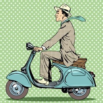 moto-vespa