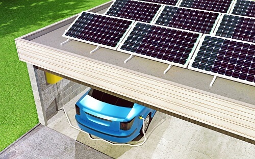 ¿Cómo cargar un coche eléctrico con placas solares?