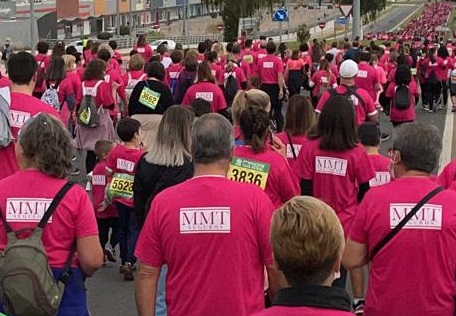 Mutua MMT Seguros y la AECC vuelven a llenar las calles de Zamora de color rosa en su lucha contra el cáncer