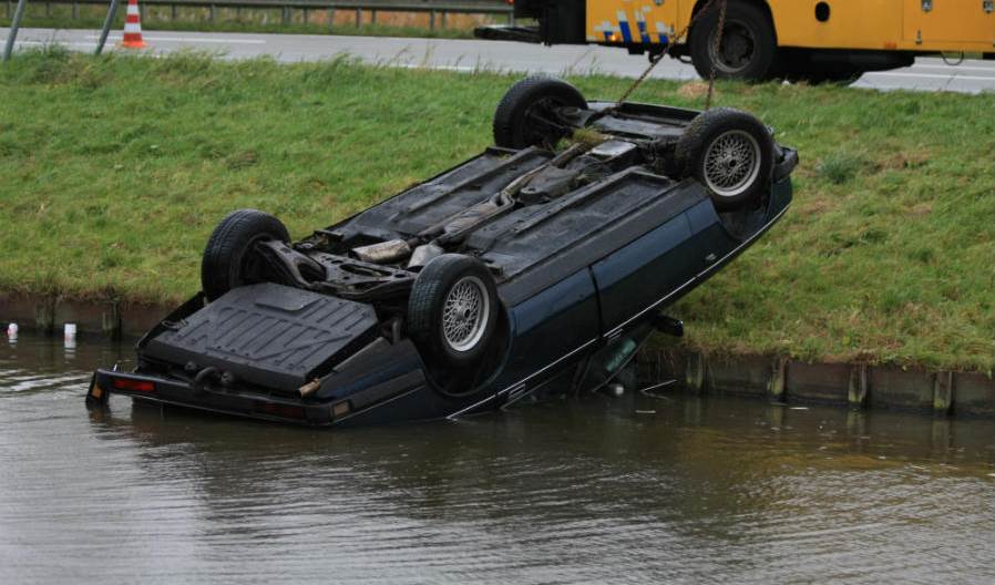 ¿Cómo hay que actuar si cayéramos con el coche al agua?