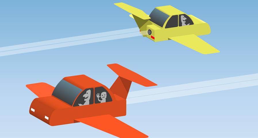 Ya están aquí los coches voladores Ya están aquí los coches voladores