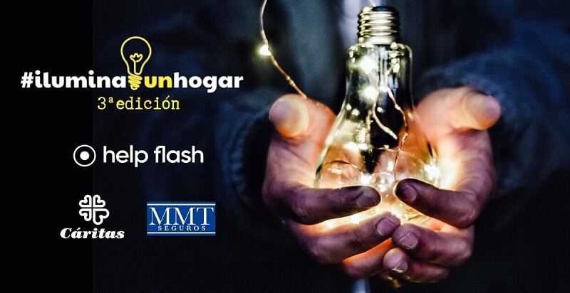 MMT Seguros colabora en la 3ª edición de la campaña solidaria de Help Flash #iluminaunhogar para mitigar la pobreza energética
