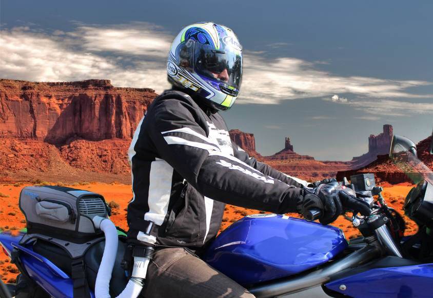 Aire acondicionado en la moto, para no pasar calor en verano