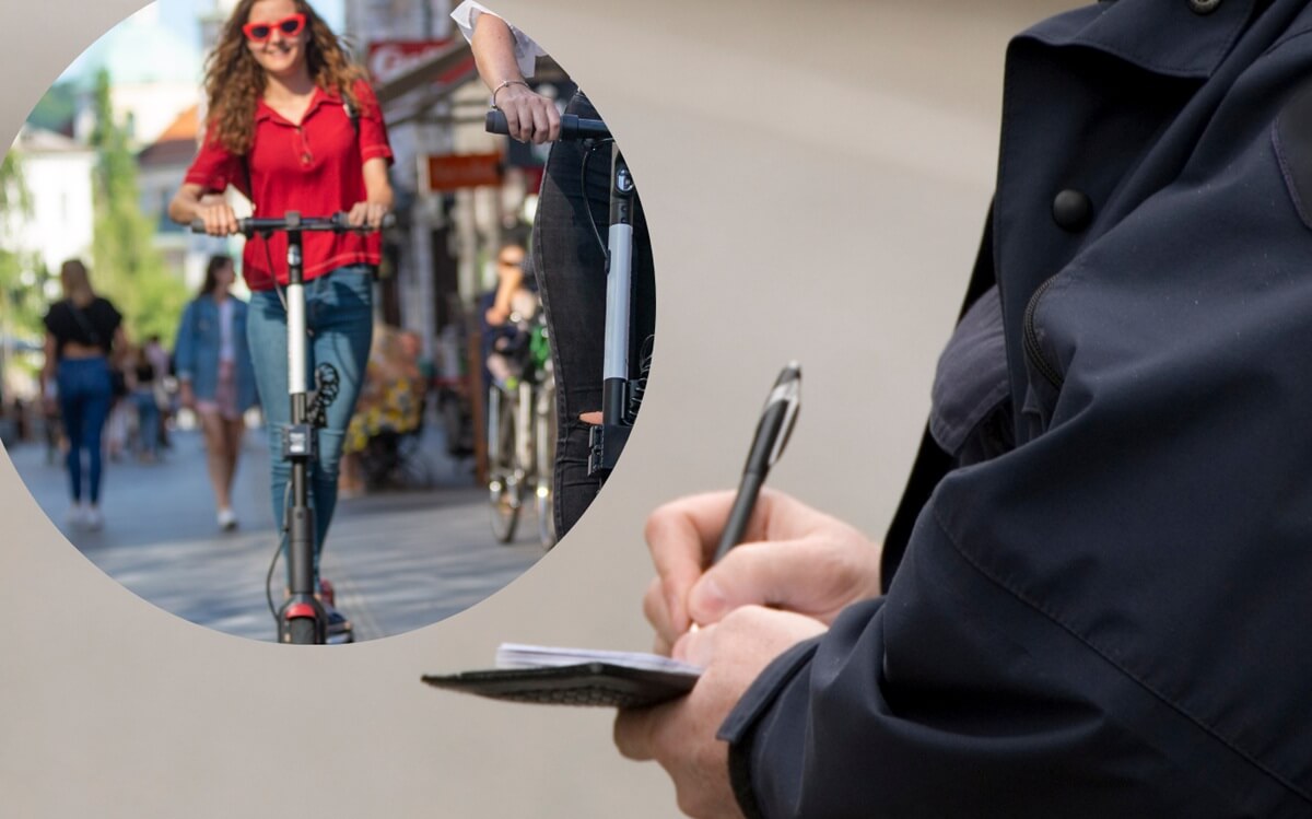 ¿Qué pasa si vas en bicicleta o patinete y te para la policía?