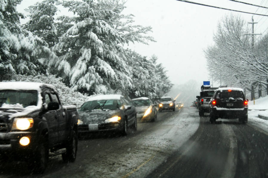 Viajes en coche durante el invierno